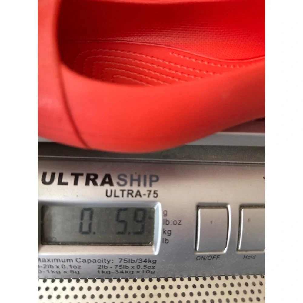 Crocs Sienna Flat Women Size 8 Red Orange Slip - On Shoes